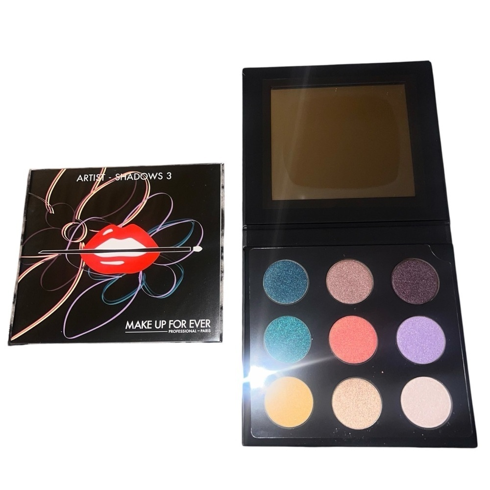 NWB Make Up For Ever Artist Palette Volume 3 Florals🌷🌼Eyeshadow Palette Shimmer - Picture 3 of 4